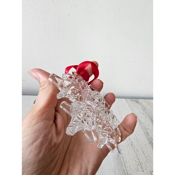 Waterford snowflake 2013 snowstar annual crystal ornament tree Xmas - Picture 5 of 6
